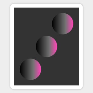 Magenta Gradient Sticker